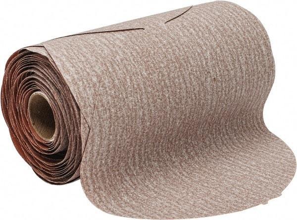 Norton - 6" Diam, 180 Grit Aluminum Oxide Adhesive PSA Disc - Fine Grade, Natural, B Weighted Backing, Flexible - Industrial Tool & Supply