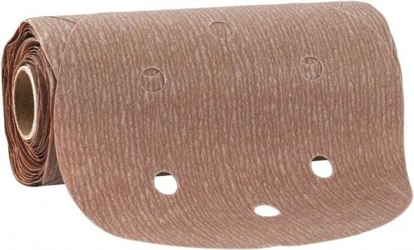Norton - 6" Diam, 600 Grit Aluminum Oxide Adhesive PSA Disc - Coarse Grade, Natural, B Weighted Backing, Flexible - Industrial Tool & Supply
