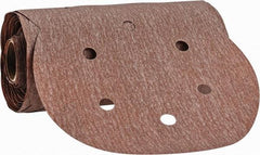 Norton - 6" Diam, 320 Grit Aluminum Oxide Adhesive PSA Disc - Very Fine Grade, Natural, B Weighted Backing, Flexible - Industrial Tool & Supply