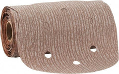 Norton - 6" Diam, 280 Grit Aluminum Oxide Adhesive PSA Disc - Very Fine Grade, Natural, B Weighted Backing, Flexible - Industrial Tool & Supply