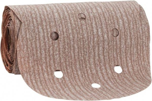 Norton - 6" Diam, 240 Grit Aluminum Oxide Adhesive PSA Disc - Very Fine Grade, Natural, B Weighted Backing, Flexible - Industrial Tool & Supply