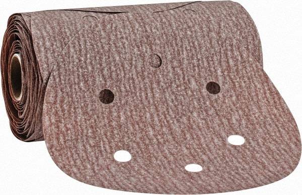 Norton - 6" Diam, 180 Grit Aluminum Oxide Adhesive PSA Disc - Fine Grade, Natural, B Weighted Backing, Flexible - Industrial Tool & Supply