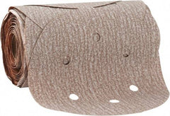 Norton - 6" Diam, 150 Grit Aluminum Oxide Adhesive PSA Disc - Medium Grade, Natural, B Weighted Backing, Flexible - Industrial Tool & Supply