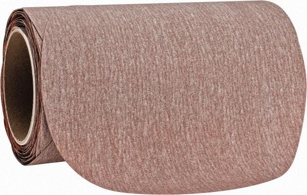 Norton - 8" Diam, 320 Grit Aluminum Oxide Adhesive PSA Disc - Very Fine Grade, Natural, B Weighted Backing, Flexible - Industrial Tool & Supply