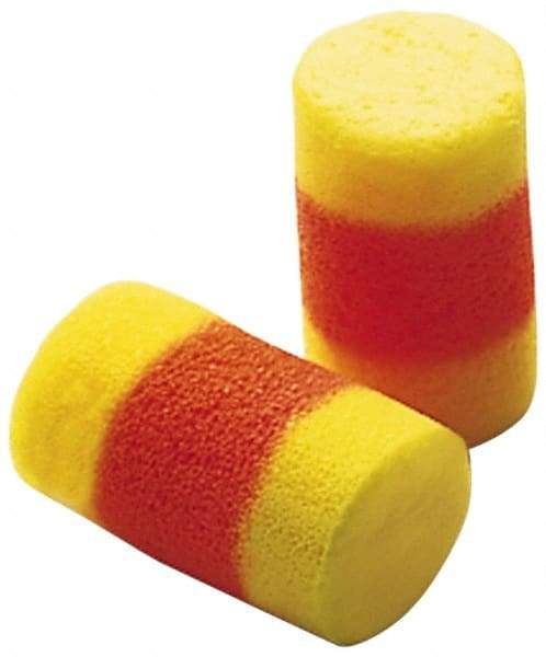 3M - Disposable, Uncorded, 30 dB, Barrel Earplugs - Yellow, 200 Pairs - Industrial Tool & Supply
