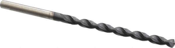 Cleveland - #20 135° Cobalt Jobber Drill - TiAlN Finish, Right Hand Cut, Parabolic Flute, Straight Shank, 3-1/4" OAL, Split Point - Industrial Tool & Supply