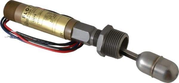 Dwyer - 1" Thread, 200 Max psi, 220°F Max, Liquid Level Float - 0.5 Float SG, Stainless Steel Stem - Industrial Tool & Supply