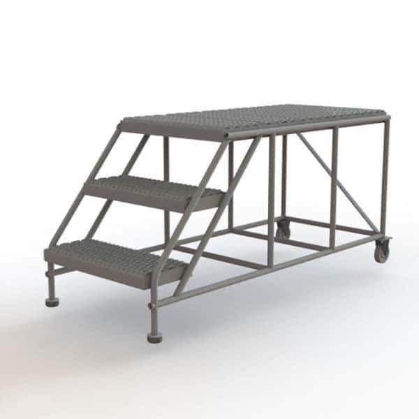 TRI-ARC - Rolling & Wall Mounted Ladders & Platforms Type: Rolling Work Platform Style: Steel Work Platform - Industrial Tool & Supply