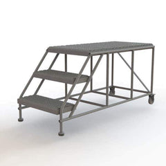 TRI-ARC - Rolling & Wall Mounted Ladders & Platforms Type: Rolling Work Platform Style: Steel Work Platform - Industrial Tool & Supply