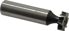 Interstate - 5/8" Diam x 5/32" Face Width, Cobalt, 8 Teeth, Shank Connection Woodruff Keyseat Cutter - Uncoated, 2-5/32" OAL x 1/2" Shank, Staggered Teeth, ANSI 505, Old Standard 6 - Industrial Tool & Supply
