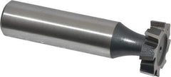 Interstate - 3/4" Diam x 3/16" Face Width, Cobalt, 10 Teeth, Shank Connection Woodruff Keyseat Cutter - Uncoated, 2-3/16" OAL x 1/2" Shank, Staggered Teeth, ANSI 606, Old Standard 9 - Industrial Tool & Supply