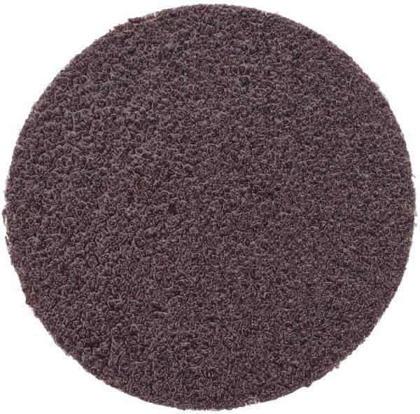3M - 2" Disc Diam, 60 Grit, Aluminum Oxide Quick Change Disc - Type S Attaching System, Coated, Medium Grade, 25,000 RPM, 361F Series - Industrial Tool & Supply