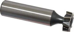 Interstate - 5/8" Diam x 3/16" Face Width, Cobalt, 8 Teeth, Shank Connection Woodruff Keyseat Cutter - Uncoated, 2-3/16" OAL x 1/2" Shank, Staggered Teeth, ANSI 605, Old Standard 61 - Industrial Tool & Supply