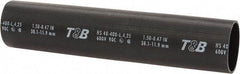 Thomas & Betts - 8" Long, 3:1, Polyolefin Heat Shrink Electrical Tubing - Black - Industrial Tool & Supply