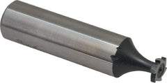 Interstate - 5/16" Diam x 1/16" Face Width, High Speed Steel, 6 Teeth, Shank Connection Woodruff Keyseat Cutter - Uncoated, 2-1/16" OAL x 1/2" Shank, Staggered Teeth, ANSI 202-1/2, Old Standard 206 - Industrial Tool & Supply