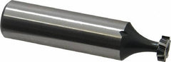 Interstate - 5/16" Diam x 3/32" Face Width, High Speed Steel, 6 Teeth, Shank Connection Woodruff Keyseat Cutter - Uncoated, 2-3/32" OAL x 1/2" Shank, Staggered Teeth, ANSI 302-1/2, Old Standard 207 - Industrial Tool & Supply