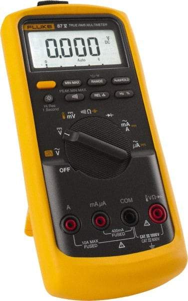 Fluke - 6 Piece, Electrical Test Equipment Combination Kit - 1,000 Volt Max - Industrial Tool & Supply