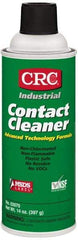 CRC - 14 Ounce Aerosol Contact Cleaner - 27,600 Volt Dielectric Strength, Nonflammable, Food Grade, Plastic Safe - Industrial Tool & Supply