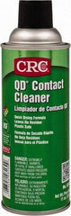 CRC - 11 Ounce Aerosol Contact Cleaner - 0°F Flash Point, 22,600 Volt Dielectric Strength, Flammable, Food Grade, Plastic Safe - Industrial Tool & Supply