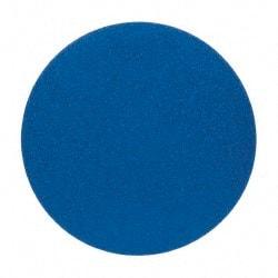 Norton - 20" Diam, 40 Grit Zirconia Alumina Adhesive PSA Disc - Very Coarse, Blue, Y Weighted Cloth Backing, Flexible - Industrial Tool & Supply