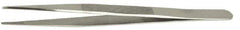 Value Collection - Stainless Steel Tweezer Set - 5 Piece - Industrial Tool & Supply