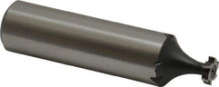 Interstate - 1/4" Diam x 1/16" Face Width, Cobalt, 6 Teeth, Shank Connection Woodruff Keyseat Cutter - Uncoated, 2-1/16" OAL x 1/2" Shank, Staggered Teeth, ANSI 202, Old Standard 201 - Industrial Tool & Supply