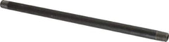 Value Collection - Schedule 80, 1/4" Diam x 11" Long Black Pipe Nipple - Threaded - Industrial Tool & Supply