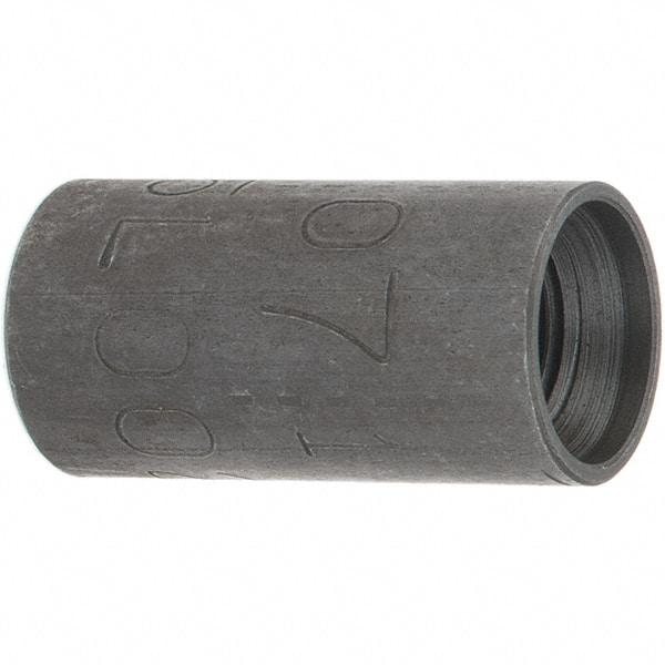 Made in USA - Size 1/8", Class 300, Steel Black Pipe Coupling - 300 psi, Threaded End Connection - Industrial Tool & Supply