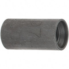 Made in USA - Size 1/8", Class 300, Steel Black Pipe Coupling - 300 psi, Threaded End Connection - Industrial Tool & Supply