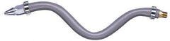 Guardair - Blow Gun Flexible Extension Hose - 1/4 NPT, 12" Long, Aluminum - Industrial Tool & Supply