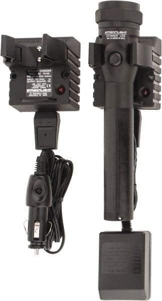 Streamlight - White LED Bulb, 400 Lumens, Industrial/Tactical Flashlight - Black Aluminum Body, 1 AA NiMH Battery Included - Industrial Tool & Supply