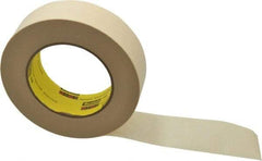3M - 1-1/2" Wide x 60 Yd Long Tan Paper Masking Tape - Series 234, 5.9 mil Thick, 27 In/Lb Tensile Strength - Industrial Tool & Supply