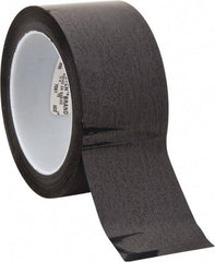 3M - 72 Yds. x 2", Black Polyester Film Tape - 850 Series, 1.9 mil Thick, 28 Lb./Inch Tensile Strength - Industrial Tool & Supply