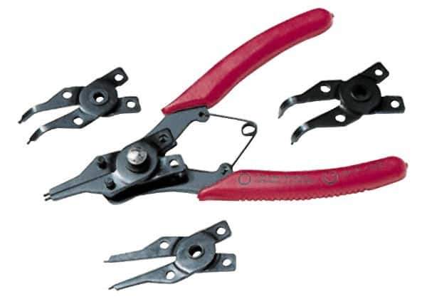 Value Collection - 5 Piece Snap Ring Plier Set - Industrial Tool & Supply