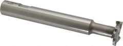 Interstate - 1" Cut Diam, 3/16" Cut Width, 5/8" Shank Diam, 4-15/16" OAL, M42 Cobalt T-Slot Cutter - Staggered Teeth, 8 Teeth - Industrial Tool & Supply