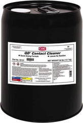 CRC - 5 Gallon Pail Contact Cleaner - 0°F Flash Point, 22,600 Volt Dielectric Strength, Flammable, Food Grade, Plastic Safe - Industrial Tool & Supply