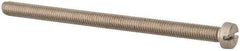 Value Collection - M5x0.80 Metric Coarse, 80mm Length Under Head Slotted Drive Machine Screw - Fillister Head, Grade 316 & A4 Stainless Steel, Uncoated, Without Washer - Industrial Tool & Supply