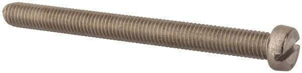 Value Collection - M8x1.25, 90mm Length Under Head Slotted Drive Machine Screw - Fillister Head, Grade 316 & A4 Stainless Steel, Uncoated, Without Washer - Industrial Tool & Supply