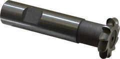 Whitney Tool Co. - 1/8" Radius, 1/4" Circle Diam, 1-1/4" Cutter Diam, Shank Connection, Convex Radius Cutter - 3/4" Shank Diam, 3-1/2" OAL, High Speed Steel, Uncoated, Profile Ground, 10 Teeth, Weldon Flat - Industrial Tool & Supply