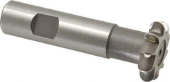 Whitney Tool Co. - 5/32" Radius, 5/16" Circle Diam, 1-5/16" Cutter Diam, Shank Connection, Convex Radius Cutter - 3/4" Shank Diam, 3-1/2" OAL, High Speed Steel, Uncoated, Profile Ground, 10 Teeth, Weldon Flat - Industrial Tool & Supply