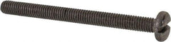 Value Collection - M6x1.00 Metric Coarse, 70mm Length Under Head Slotted Drive Machine Screw - Pan Head, Grade 316 & A4 Stainless Steel, Uncoated, Without Washer - Industrial Tool & Supply