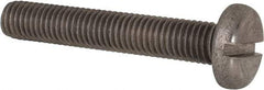 Value Collection - M10x1.50, 60mm Length Under Head Slotted Drive Machine Screw - Pan Head, Grade 316 & A4 Stainless Steel, Uncoated, Without Washer - Industrial Tool & Supply