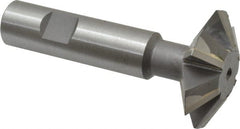 Whitney Tool Co. - 1-7/8° 1-7/8" Cut Diam, 5/8" Cut Width, 3/4" Shank, Carbide-Tipped Double-Angle Cutter - Industrial Tool & Supply