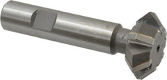 Whitney Tool Co. - 1-3/8° 1-3/8" Cut Diam, 1/2" Cut Width, 5/8" Shank, Carbide-Tipped Double-Angle Cutter - Industrial Tool & Supply