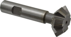 Whitney Tool Co. - 1-1/2° 1-1/2" Cut Diam, 9/16" Cut Width, 5/8" Shank, Carbide-Tipped Double-Angle Cutter - Industrial Tool & Supply