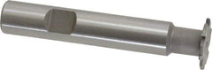 Whitney Tool Co. - 1/32" Radius, 1/16" Circle Diam, 3/4" Cutter Diam, Shank Connection, Convex Radius Cutter - 1/2" Shank Diam, 3" OAL, Carbide-Tipped, Uncoated, Profile Ground, 6 Teeth, Weldon Flat - Industrial Tool & Supply