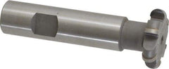 Whitney Tool Co. - 5/32" Radius, 5/16" Circle Diam, 1-5/16" Cutter Diam, Shank Connection, Convex Radius Cutter - 3/4" Shank Diam, 3-1/2" OAL, Carbide-Tipped, Uncoated, Profile Ground, 6 Teeth, Weldon Flat - Industrial Tool & Supply