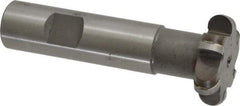 Whitney Tool Co. - 3/16" Radius, 3/8" Circle Diam, 1-3/8" Cutter Diam, Shank Connection, Convex Radius Cutter - 3/4" Shank Diam, 3-1/2" OAL, Carbide-Tipped, Uncoated, Profile Ground, 6 Teeth, Weldon Flat - Industrial Tool & Supply