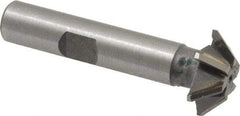 Whitney Tool Co. - 3/4" Diam x 3/16" Width of Cut, 45° Included Angle, Shank Connection, Carbide Tipped Single Angle Cutter - 3/8" Shank Diam, 2-1/8" Overall Length, Right Hand Cut, Uncoated - Industrial Tool & Supply