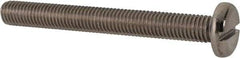 Value Collection - M10x1.50 Metric Coarse, 90mm Length Under Head Slotted Drive Machine Screw - Pan Head, Grade 316 & A4 Stainless Steel, Uncoated, Without Washer - Industrial Tool & Supply